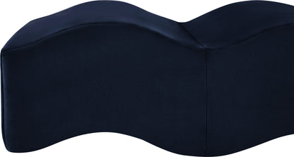 Kinsley Navy Velvet Bench