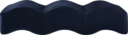 Kinsley Navy Velvet Bench