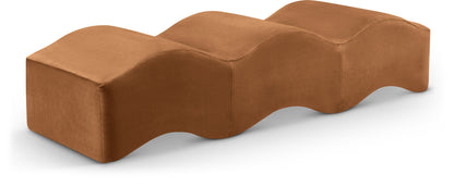 Kinsley Saddle Velvet Bench