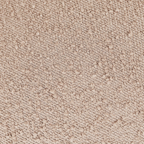 Mira Beige Boucle Fabric Upholstered Bench, 1 Piece (Style 2)