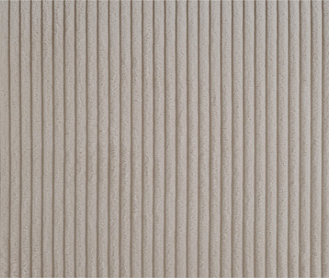 Ferrara Beige Corduroy Fabric Bench