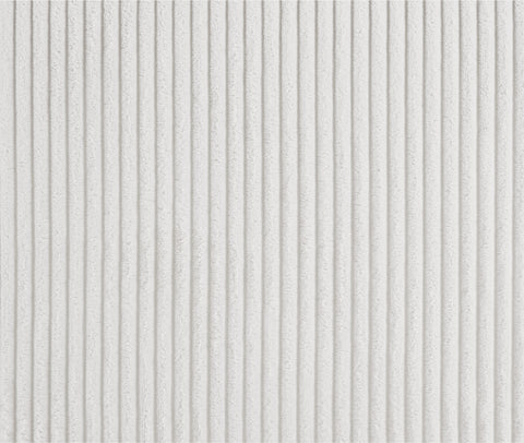 Ferrara Cream Corduroy Fabric Bench