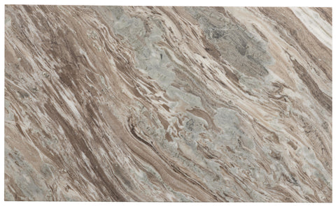 Juniper 60" Brown Genuine Marble Dining Table (3 Boxes), 1 Piece