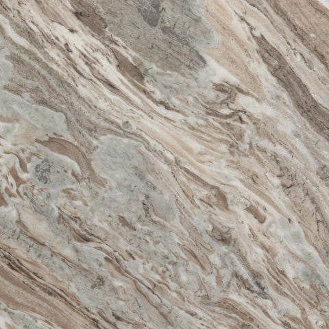 Juniper 60" Brown Genuine Marble Dining Table (3 Boxes), 1 Piece
