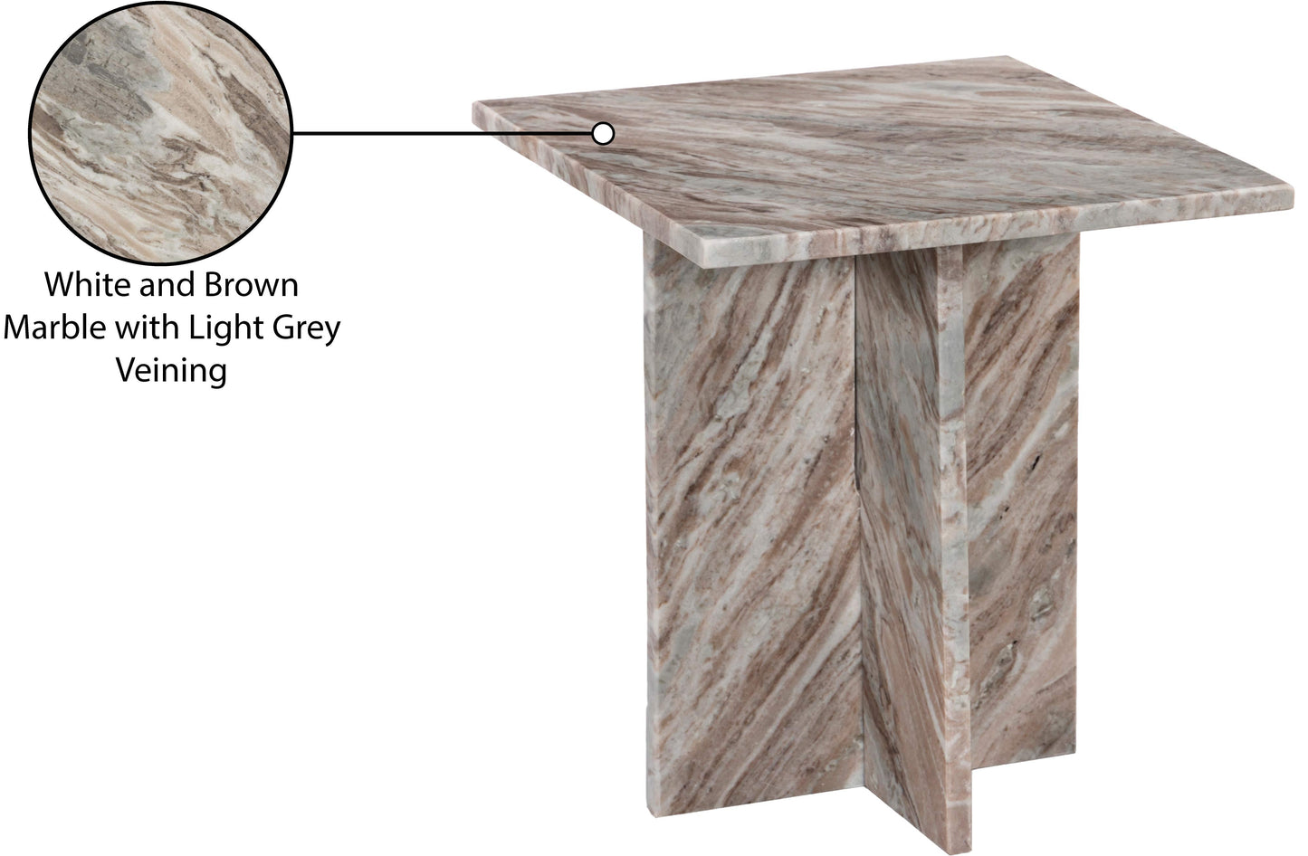 hayden brown end table et