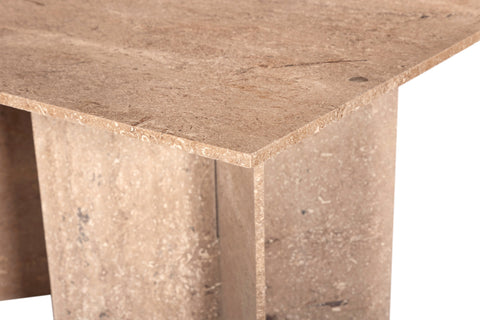 Juniper 60" Natural Marble Dining Table (3 Boxes), 1 Piece