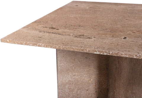 Juniper 60" Natural Marble Dining Table (3 Boxes), 1 Piece