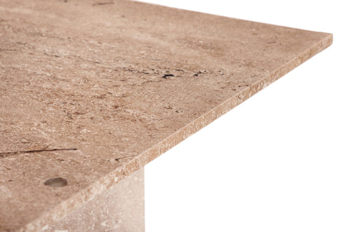 Juniper 60" Natural Marble Dining Table (3 Boxes), 1 Piece