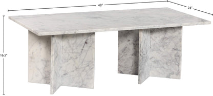 Hayden White Coffee Table CT