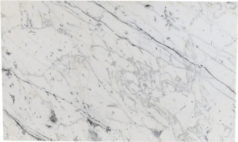Juniper 78" White Genuine Marble Dining Table (3 Boxes), 1 Piece