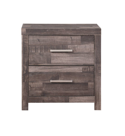 Alyea Nightstand, Dark Oak Finish