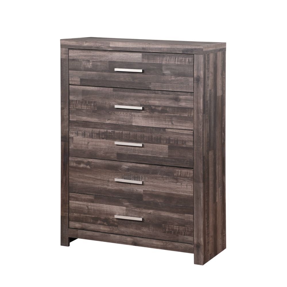 alyea chest, dark oak finish