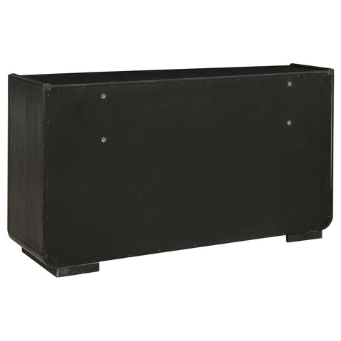 Clower 4-piece Queen Bedroom Set Burnished Black