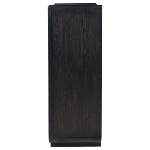 Clower 5-drawer Bedroom Chest of Drawers Burnished Black