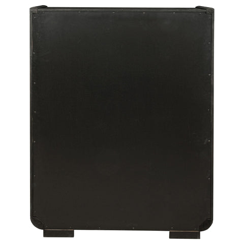 Clower 5-drawer Bedroom Chest of Drawers Burnished Black