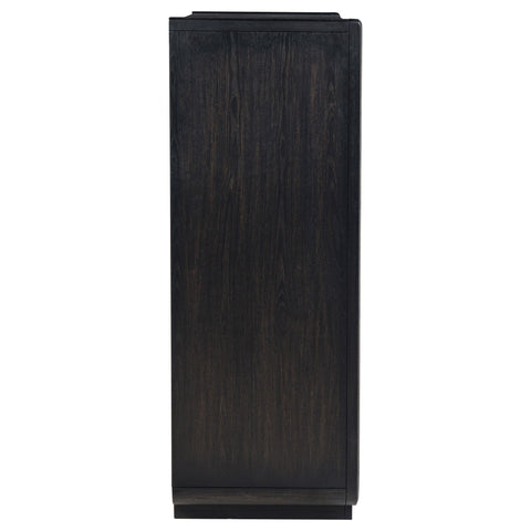Clower 5-drawer Bedroom Chest of Drawers Burnished Black