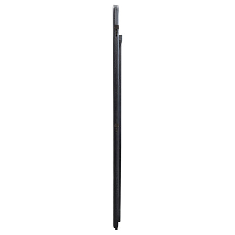 Clower 76-inch Full Length Floor Mirror Burnished Black