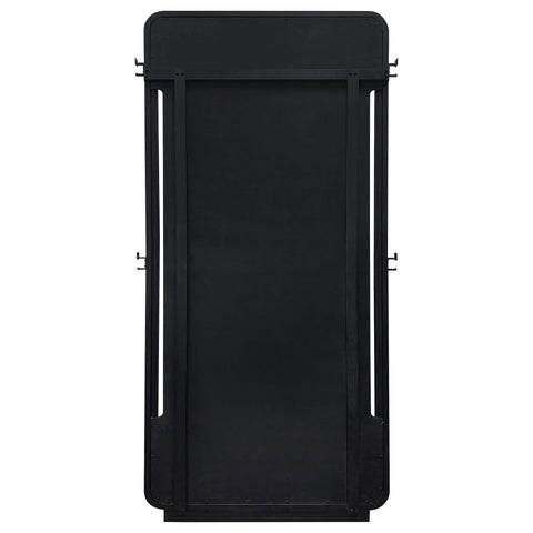 Clower 76-inch Full Length Floor Mirror Burnished Black