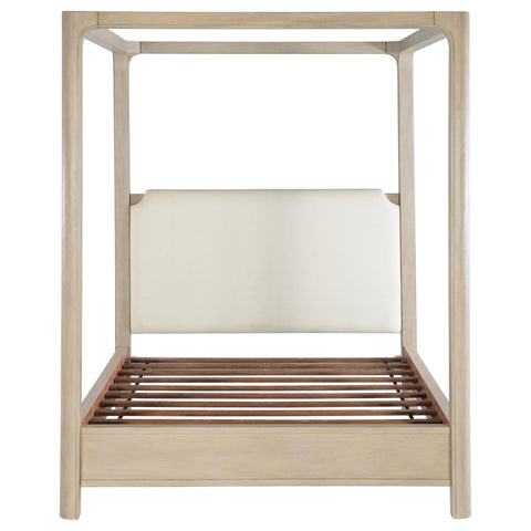 Cazen 85-inch Queen Canopy Bed Weathered Mango