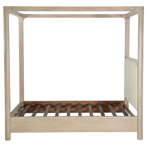 Cazen 85-inch Queen Canopy Bed Weathered Mango