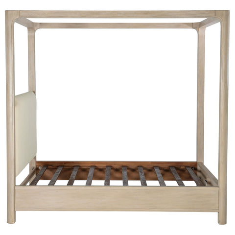 Cazen 85-inch Queen Canopy Bed Weathered Mango