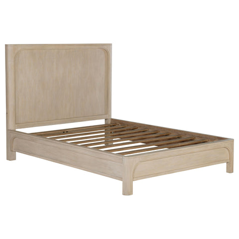Cazen 81-inch California King Panel Bed Weathered Mango
