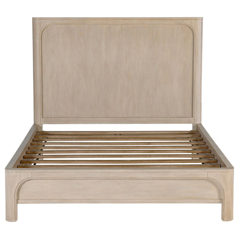 Cazen 81-inch California King Panel Bed Weathered Mango