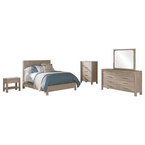 Cazen 5-piece Queen Bedroom Set Weathered Mango