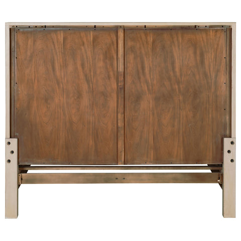 Cazen 56-inch Queen Panel Bed Weathered Mango