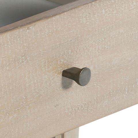 Cazen 1-drawer Nightstand Bedside Table Weathered Mango