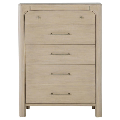 Cazen 5-drawer Bedroom Chest of Drawers Weathered Mango