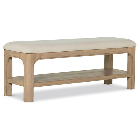 Cazen 52-inch Bedroom Bed End Bench Weathered Mango