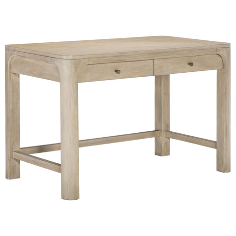 Cazen 2-drawer Makeup Table Vanity Desk Weathered Mango
