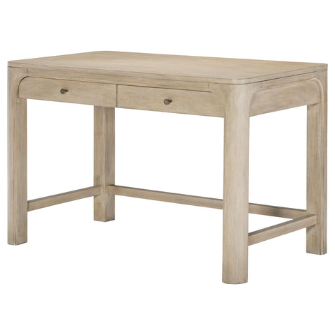 Cazen 2-drawer Makeup Table Vanity Desk Weathered Mango