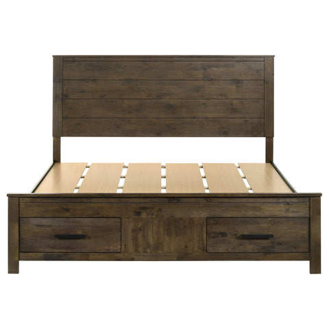 Landar Eastern King Storage Bed Rustic Golden BrownRustic Golden Brown