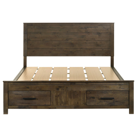 Landar California King Storage Bed Rustic Golden BrownRustic Golden Brown
