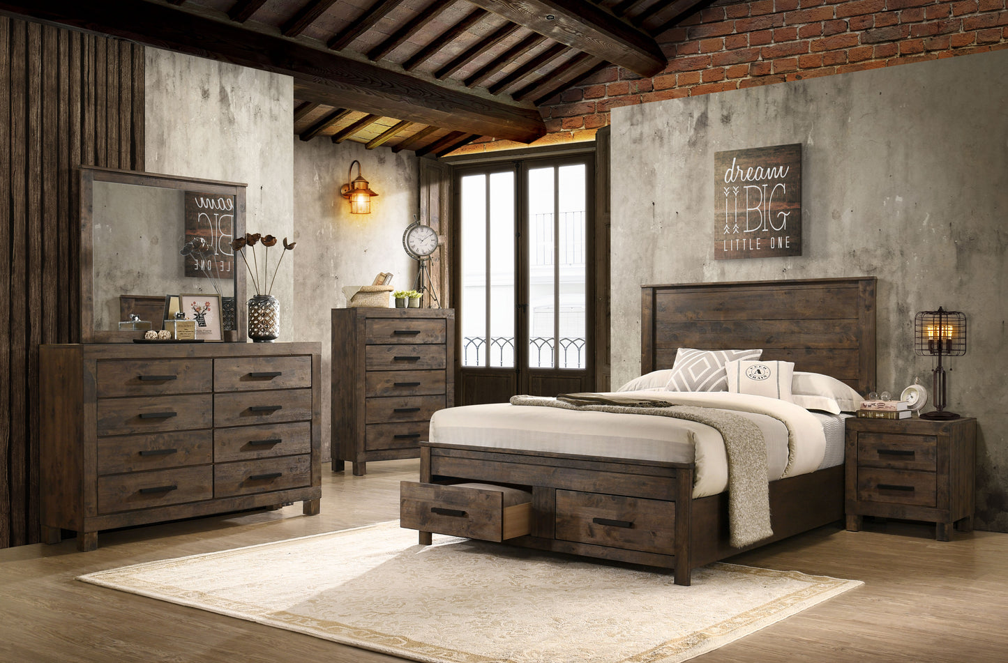 california king storage bed