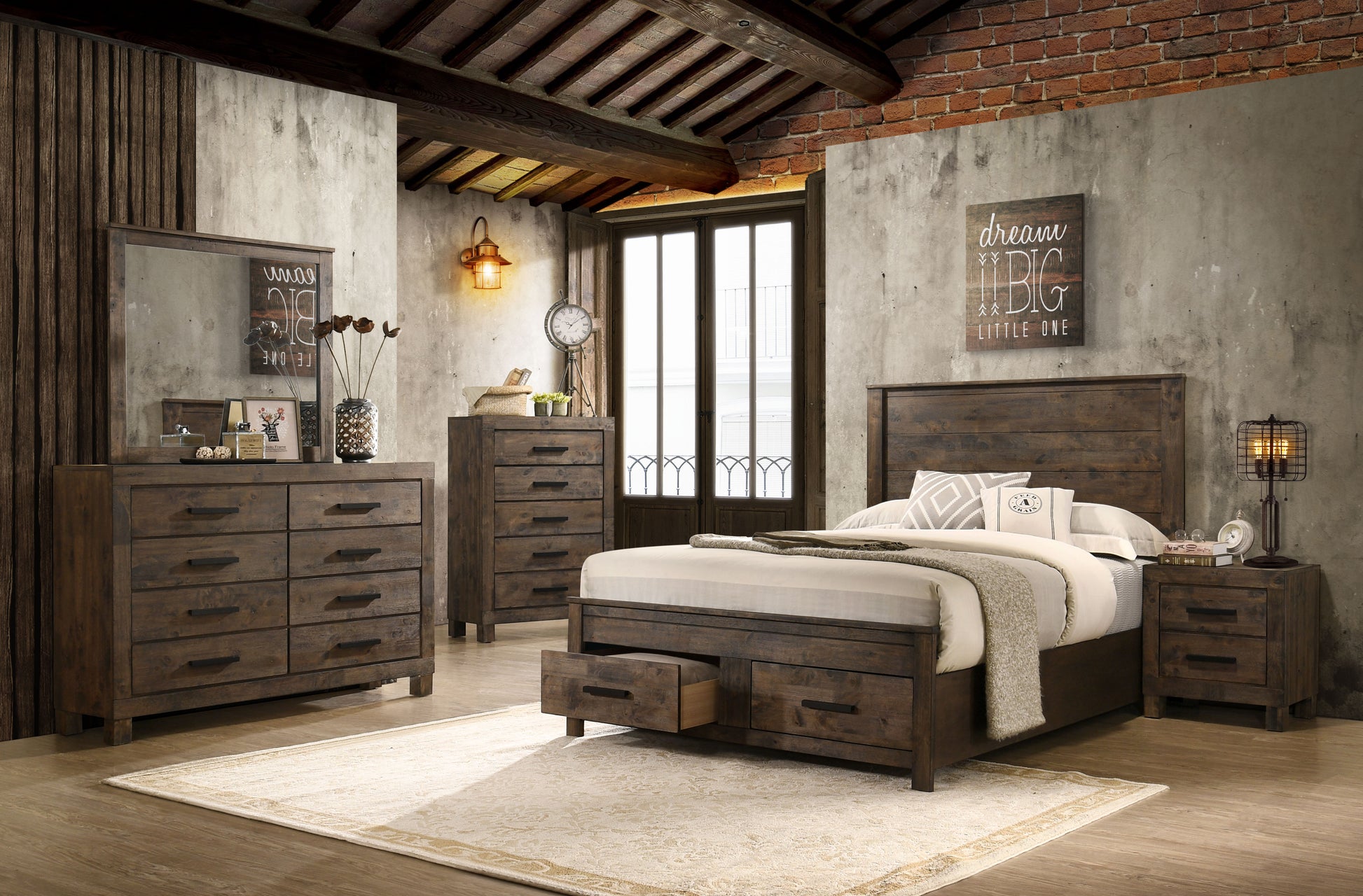 California King Storage Bed