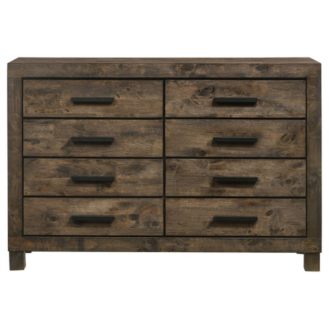 Landar 8-drawer Dresser Rustic Golden BrownRustic Golden Brown