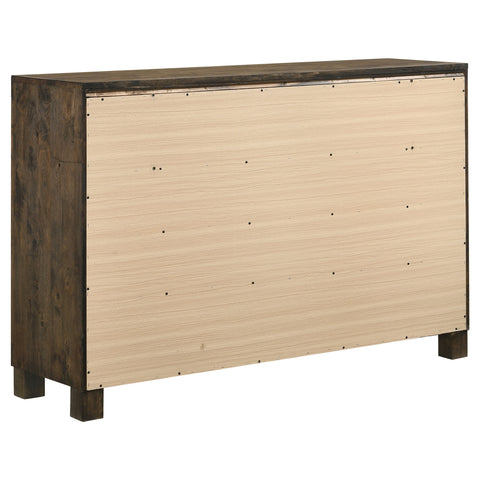 Landar 8-drawer Dresser Rustic Golden BrownRustic Golden Brown