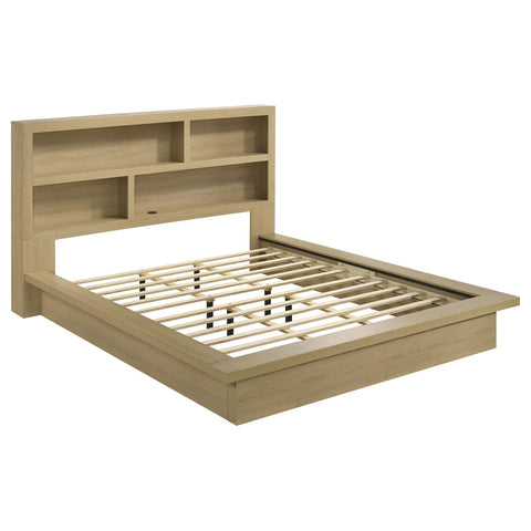 Eddy 4-piece California King Bedroom Set Light Oak