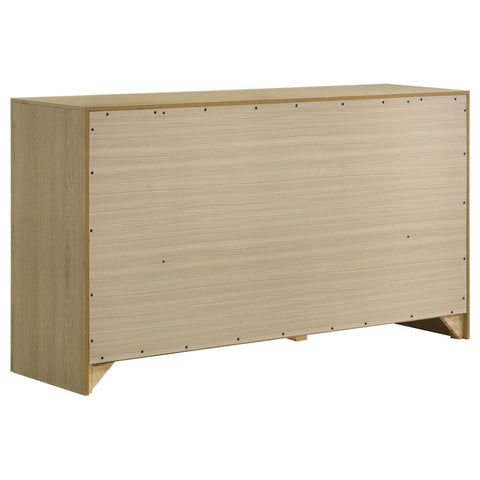 Eddy 5-piece California King Bedroom Set Light Oak
