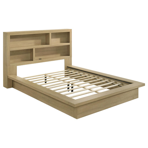 Eddy 4-piece Queen Bedroom Set Light Oak