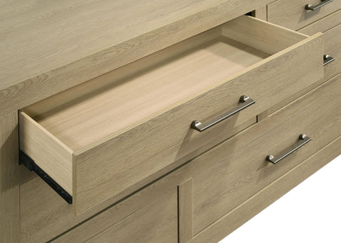 Eddy 5-piece Queen Bedroom Set Light Oak