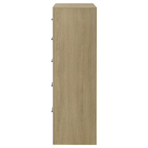Eddy 5-drawer Bedroom Chest of Drawers Light Oak