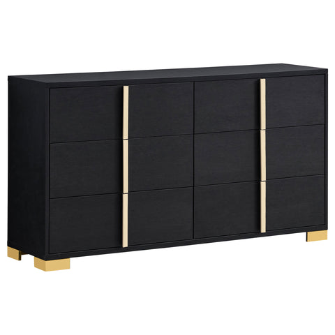 Pamela 4-piece Full Bedroom Set BlackBlack