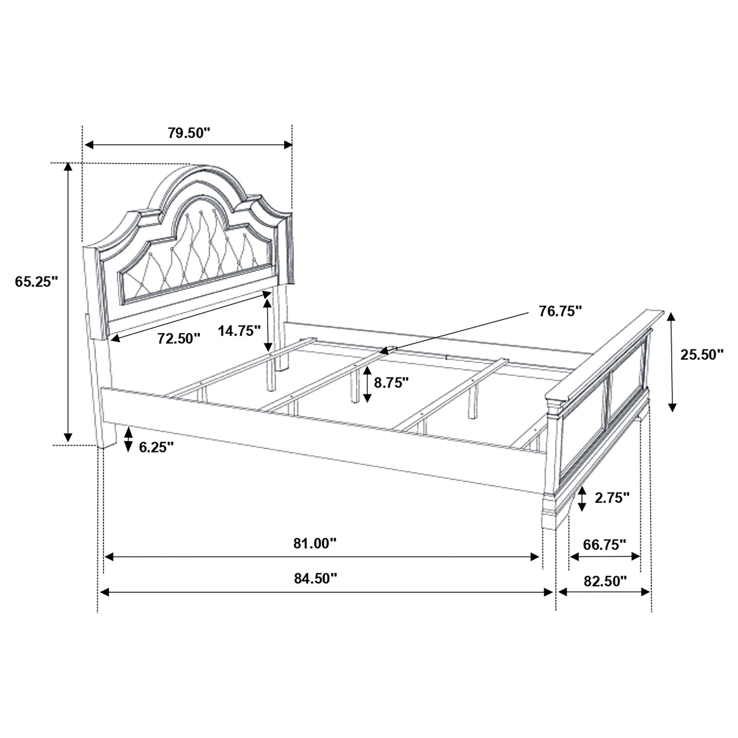 eastern king bed