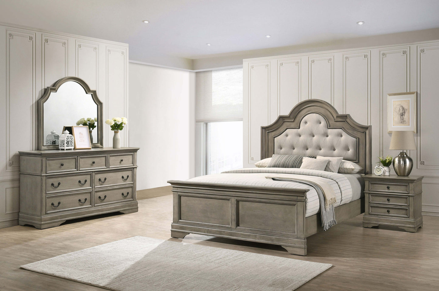 queen bed 4 pc set