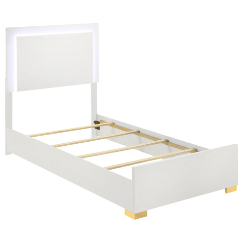 Pamela 4-piece Twin Bedroom Set WhiteWhite