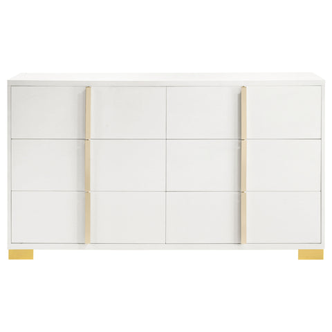 Pamela 6-drawer Dresser WhiteWhite